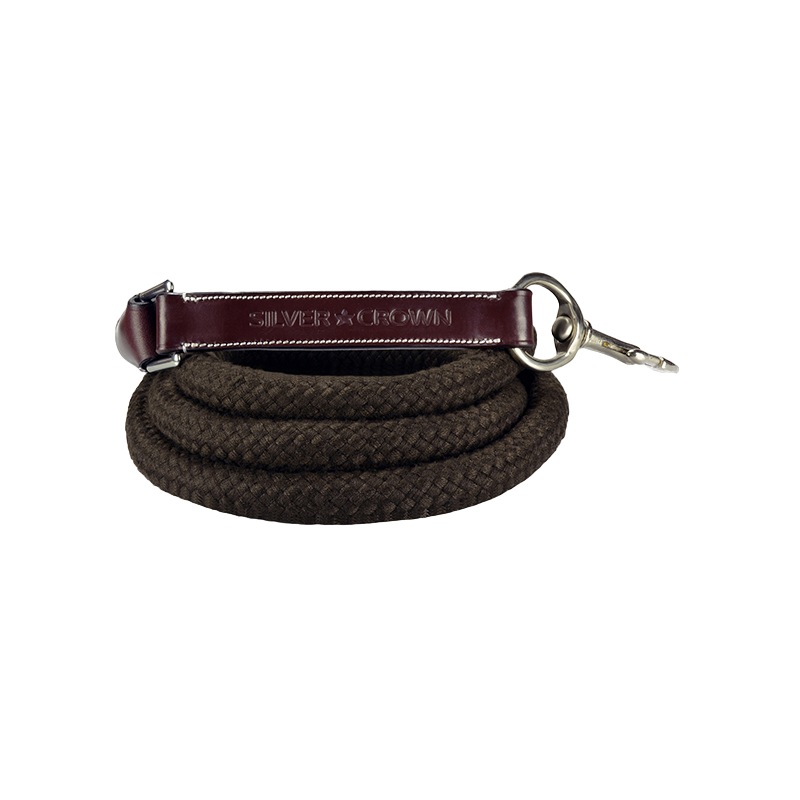 Silver Crown Cord and Leather Rope